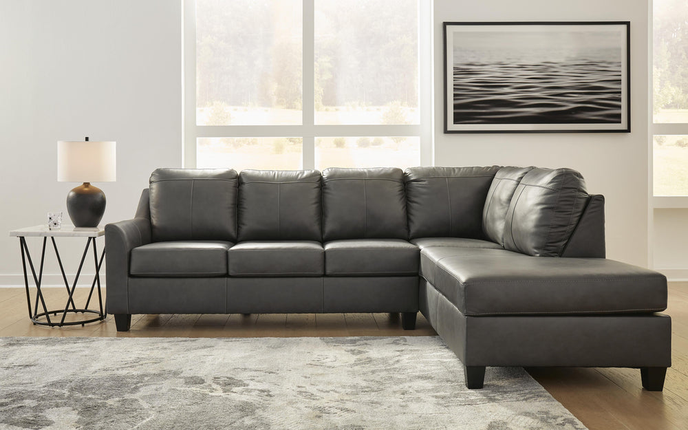 Valderno 2-Piece Sectional with Chaise - Fog (4)