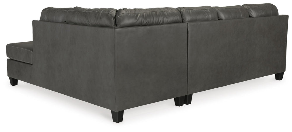 Valderno 2-Piece Sectional with Chaise - Fog (3)