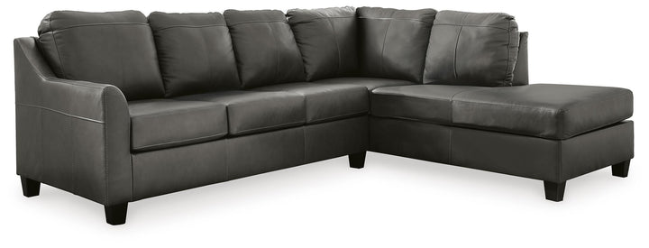 Valderno 2-Piece Sectional with Chaise - Fog (1)
