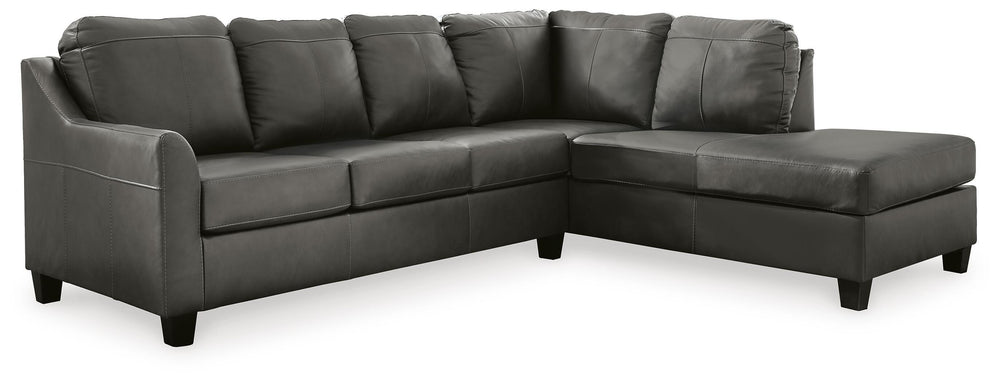 Valderno 2-Piece Sectional with Chaise - Fog (1)
