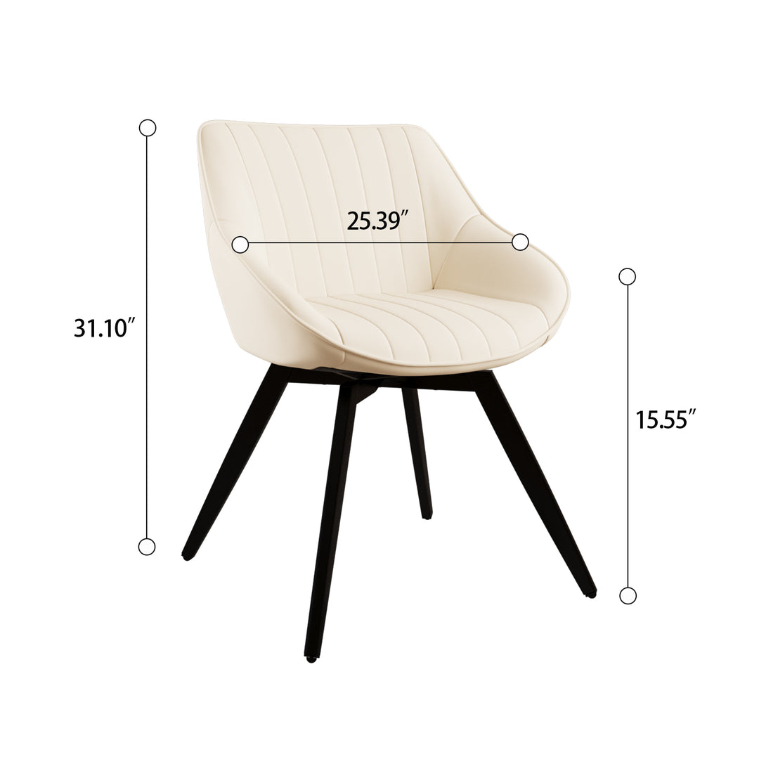 3-piece-round-tulip-dining-table-set-pu-leather-chairs