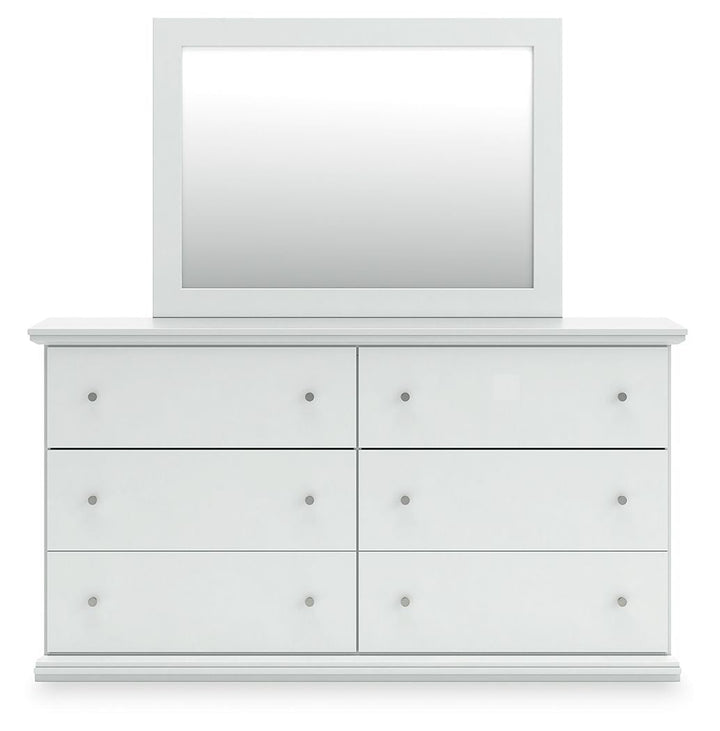 Bostwick Shoals - Dresser and Mirror - White