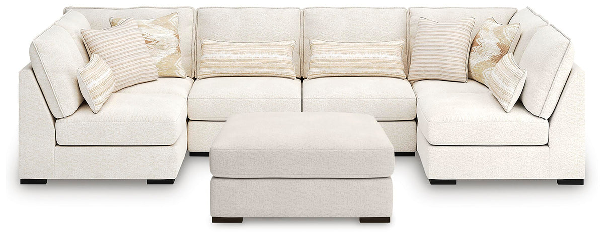 Donelson Creek 4-Piece Sectional and Ottoman (1)