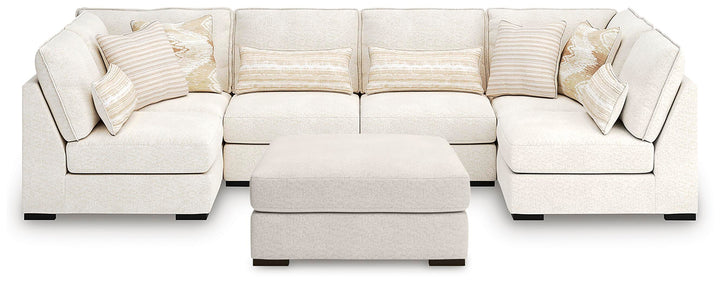 Donelson Creek 4-Piece Sectional and Ottoman (1)