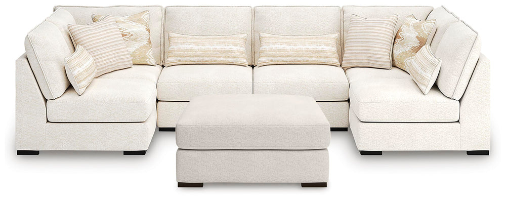 Donelson Creek 4-Piece Sectional and Ottoman (1)
