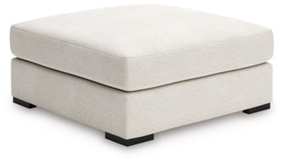 Donelson Creek Oversized Accent Ottoman - White - White