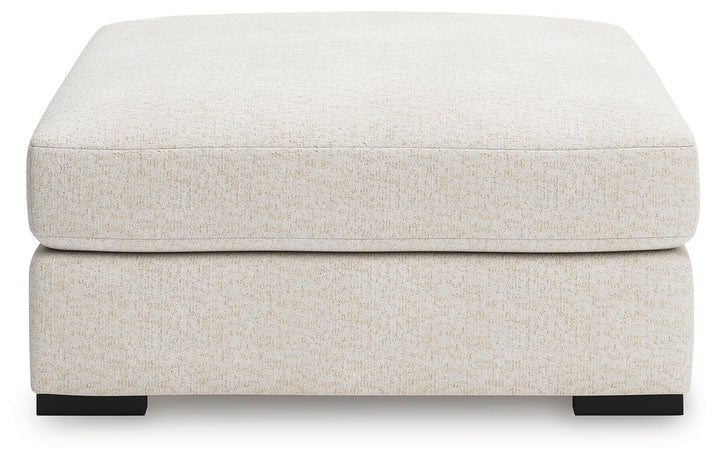 Donelson Creek Oversized Accent Ottoman - White (3)
