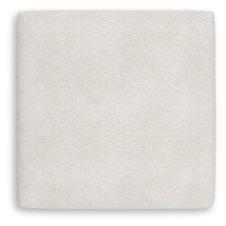 Donelson Creek Oversized Accent Ottoman - White (4)