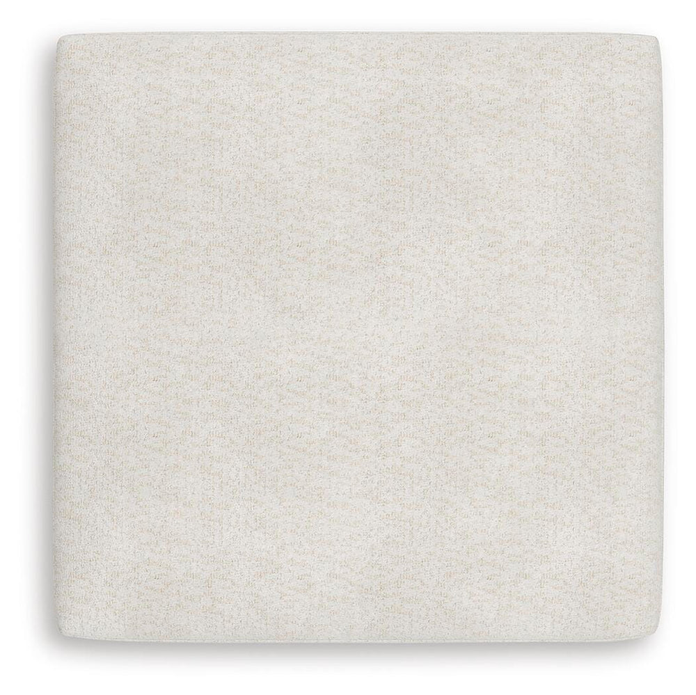 Donelson Creek Oversized Accent Ottoman - White (4)