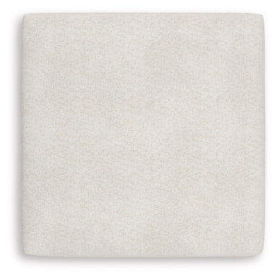 Donelson Creek Oversized Accent Ottoman - White