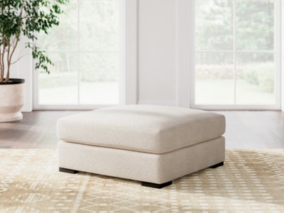 Donelson Creek Oversized Accent Ottoman - White