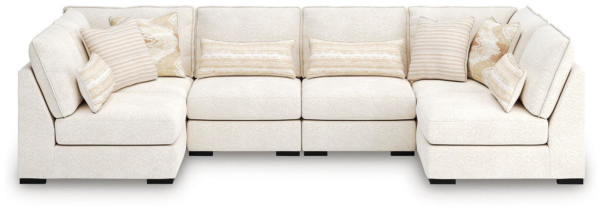 Donelson Creek 6-Piece Sectional - White (1)