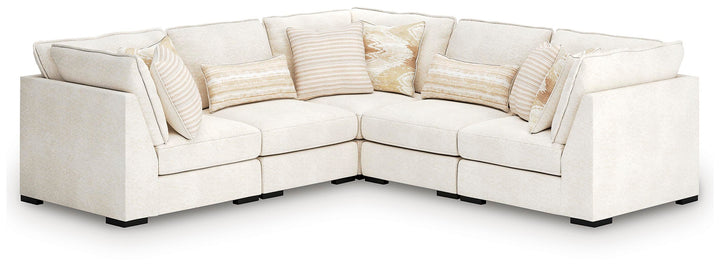 Donelson Creek 5-Piece Sectional - White (1)