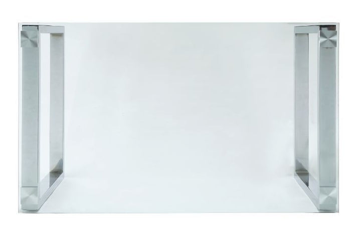 Abraham - Dining Table - Clear Glass Top & Chrome