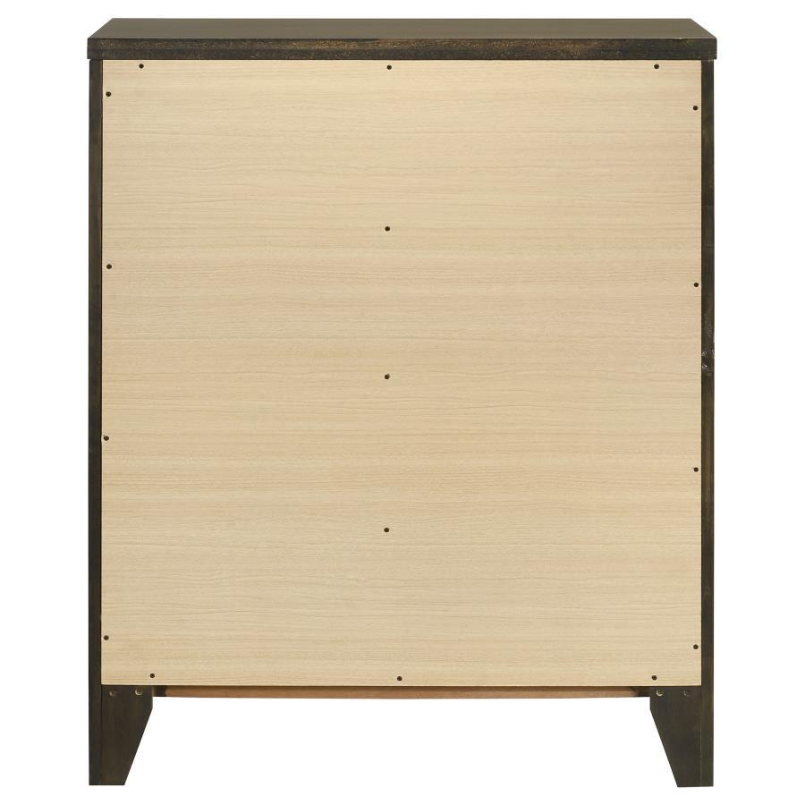 Wilkes - 4-Drawer Chest Of Drawers - Dark Cocoa