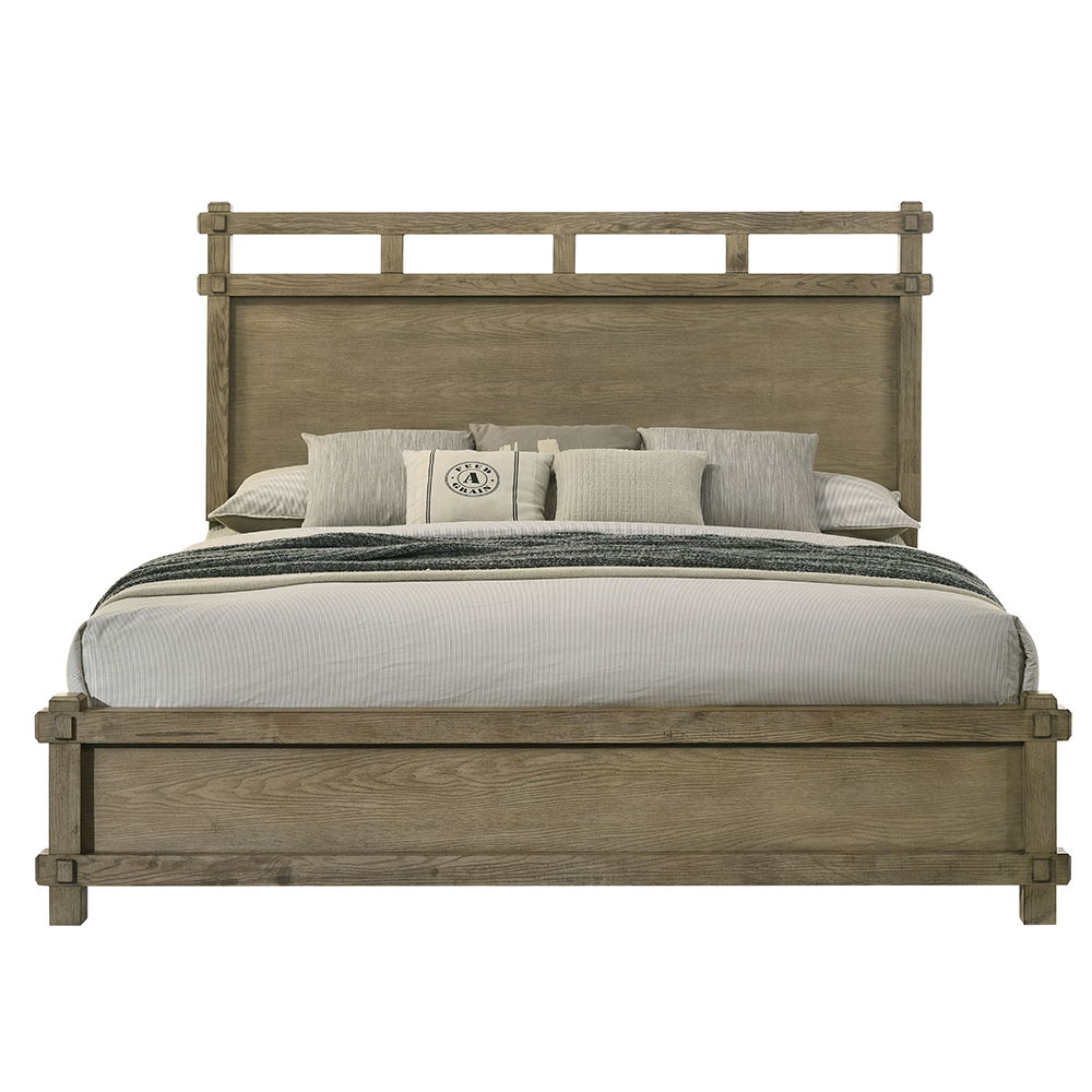 Colton - Eastern King Bed - Antique White Oak