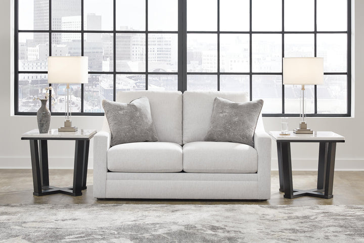 Maitelynn Loveseat - White (2)