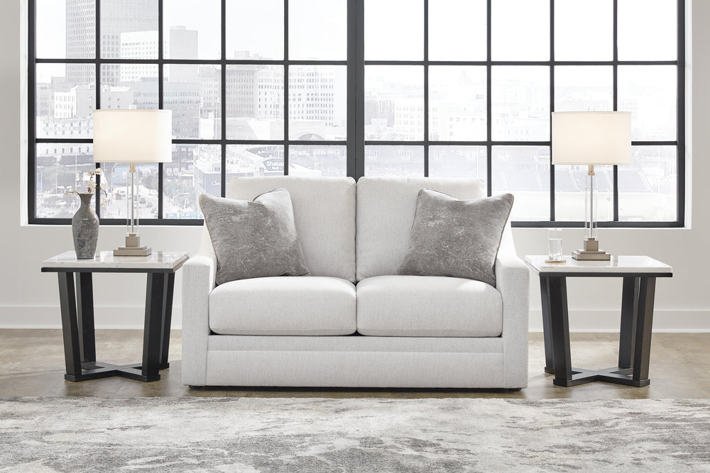 Maitelynn Loveseat - White (2)