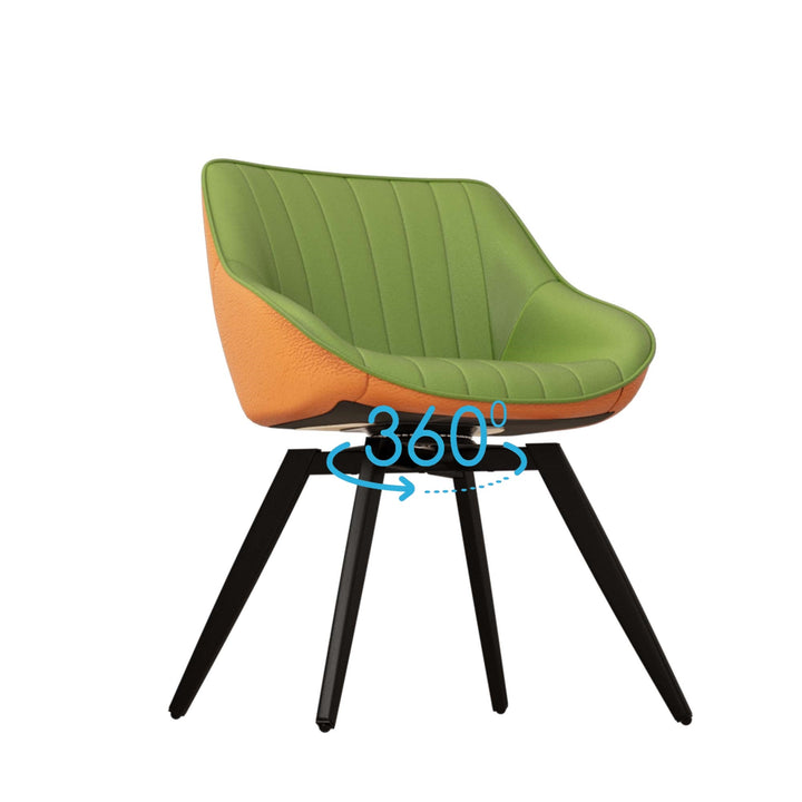 mid-century-modern-3-piece-round-tulip-dining-table-set-in-black-green