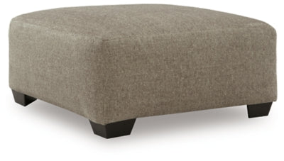 Newellen Oversized Accent Ottoman - Beige - Beige