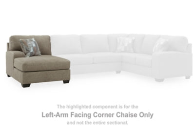 Newellen Left-Arm Facing Corner Chaise - Beige
