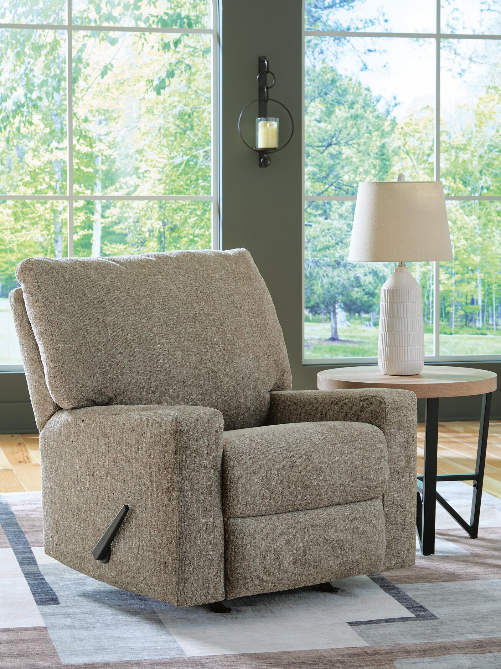 Newellen Recliner - Beige (2)