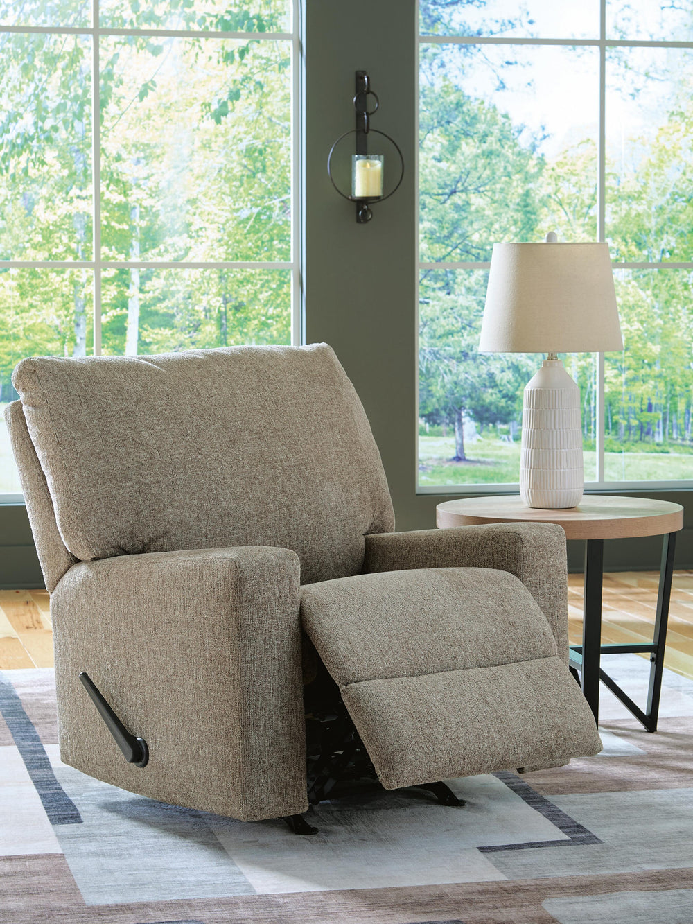 Newellen Recliner - Beige (6)