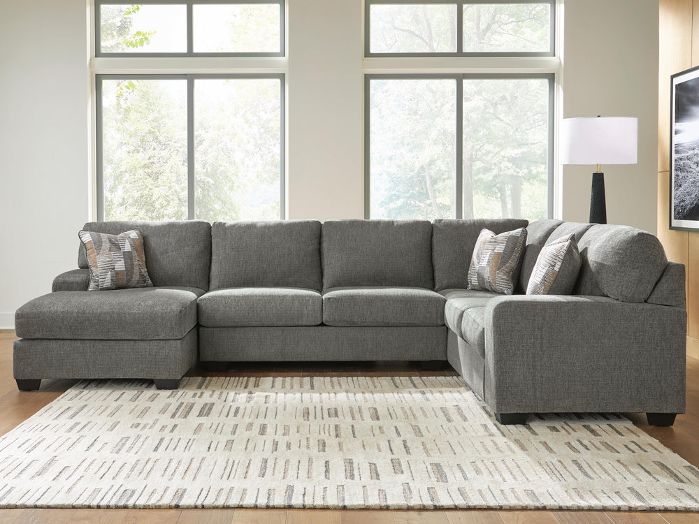 Clarington 3-Piece Sectional with Chaise - Greystone (2)