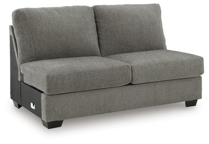 Clarington Armless Loveseat - Gray (1)