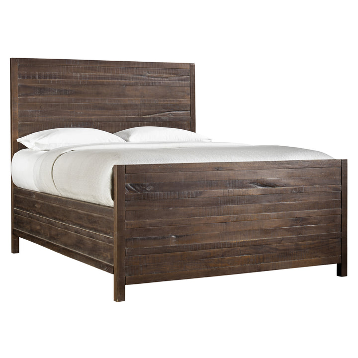 Modus Furniture 8T06L5 Townsend Solid Wood Panel Bed In Java