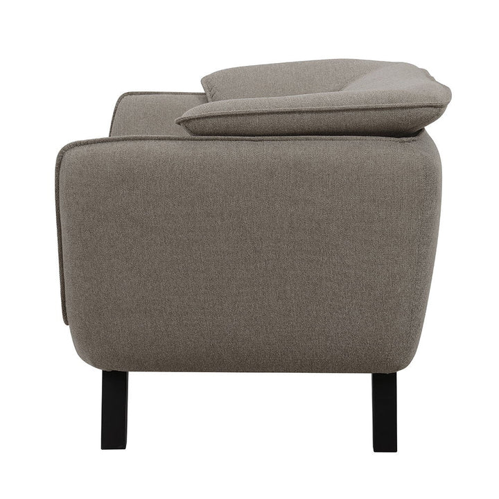 Nayeli - Loveseat - Brown Linen
