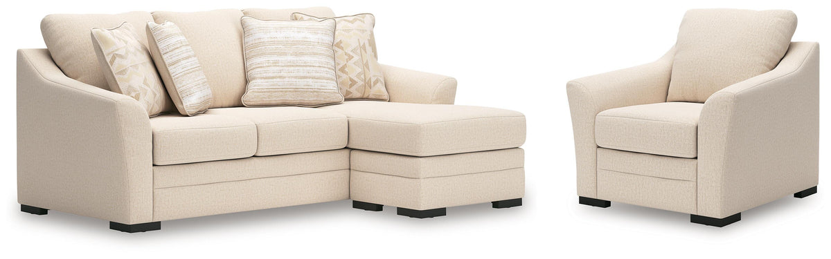 Lango Sofa Chaise and Chair - Jute (1)