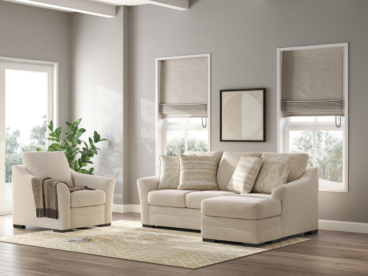 Lango Sofa Chaise and Chair - Jute (2)
