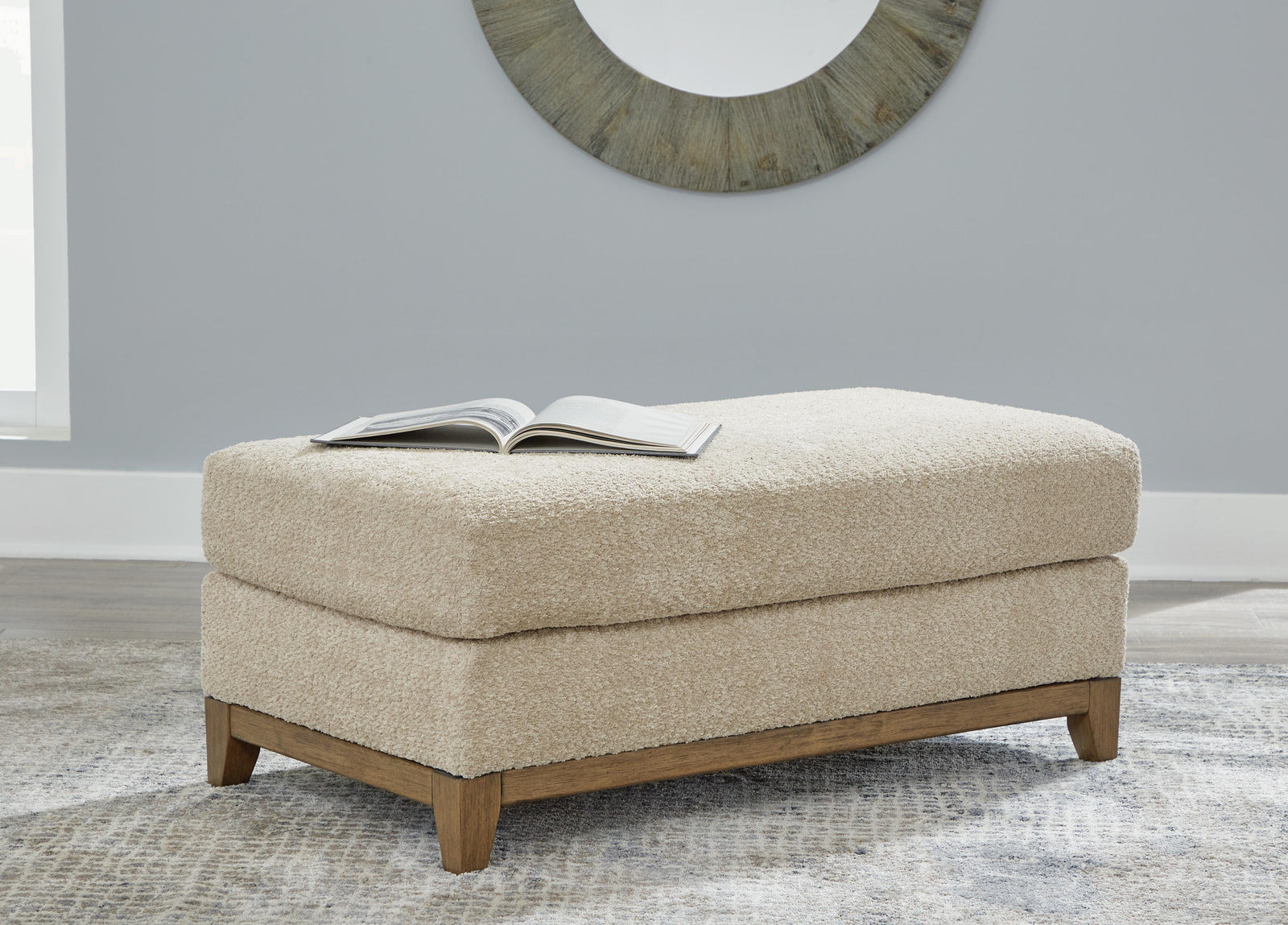 Parklynn Ottoman - Beige (2)