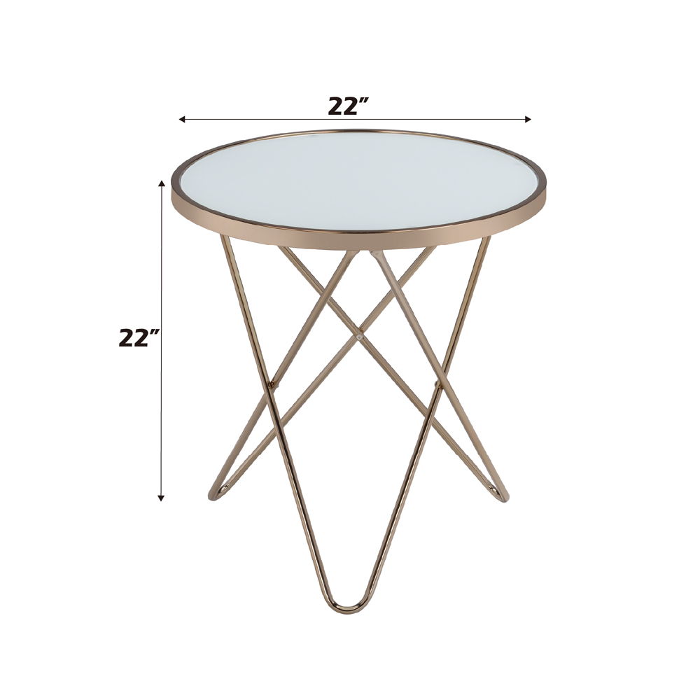 valora-end-table-frosted-glass-top-champagne