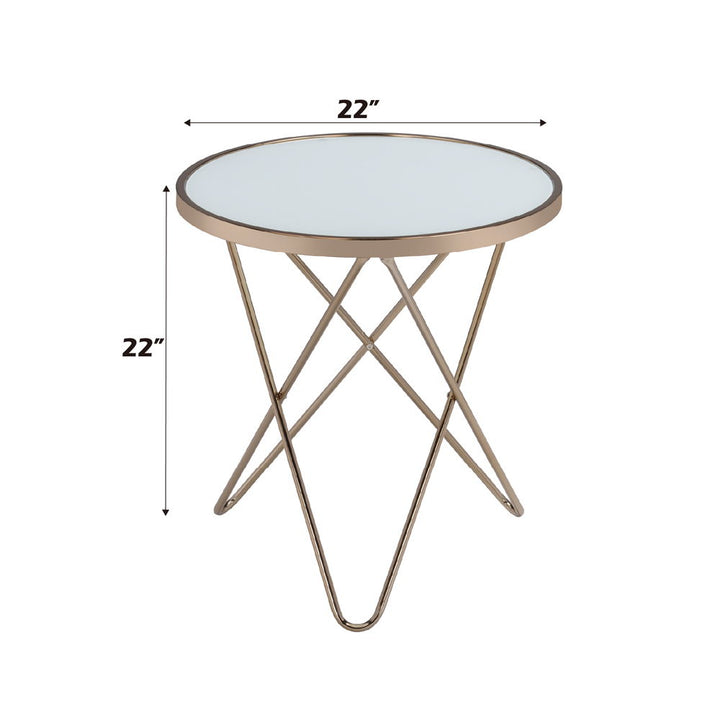 valora-end-table-frosted-glass-top-champagne