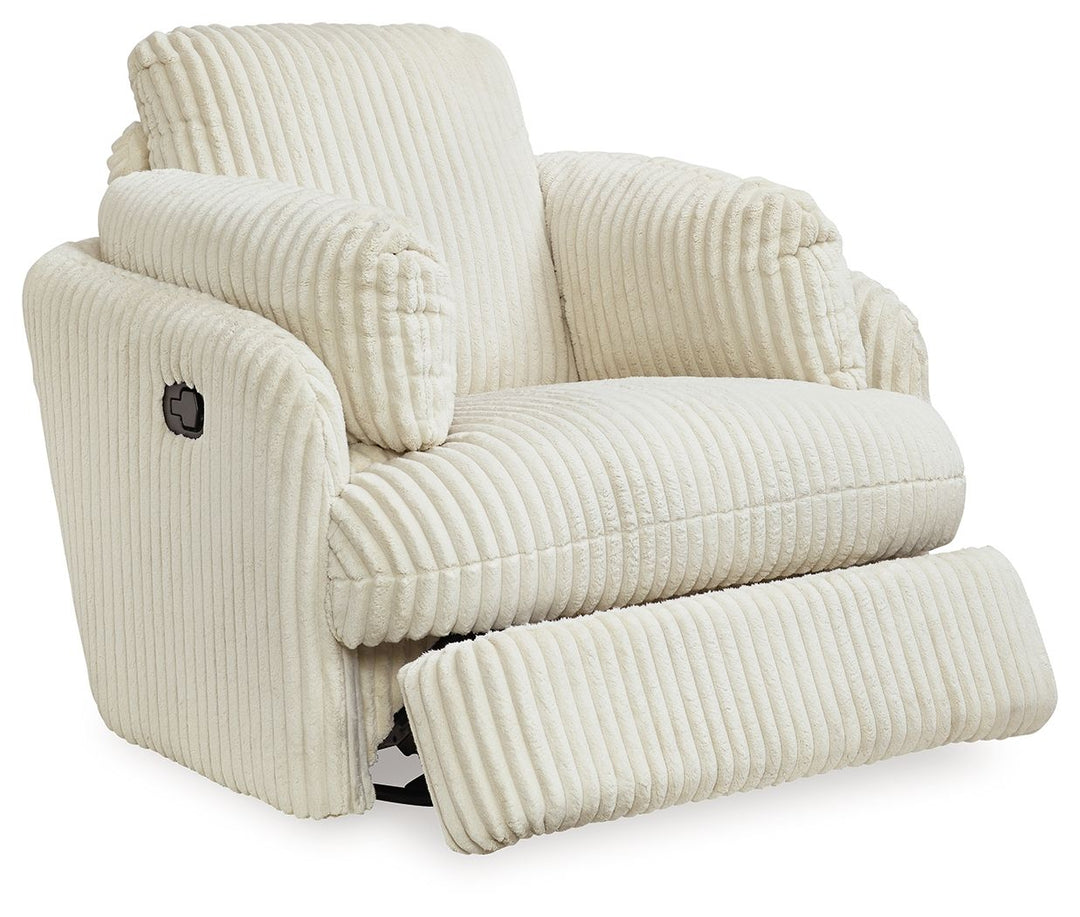 Tie-Breaker - Swivel Glider Recliner - Ivory