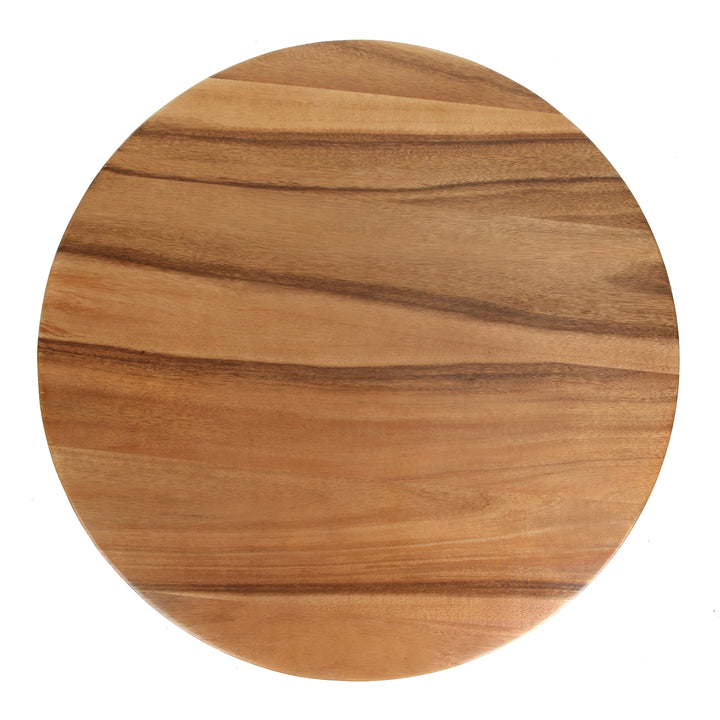 Iris Rattan Coffee Table with Wood Top - Espresso Brown - view 4