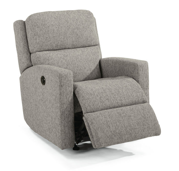 Chip Power Rocking Recliner Gray