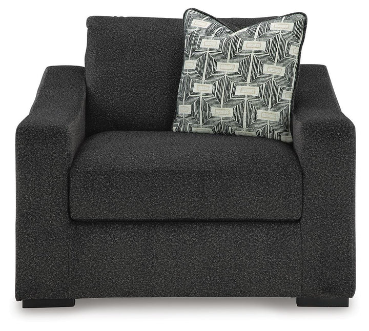 Wryenlynn Oversized Chair - Black (3)
