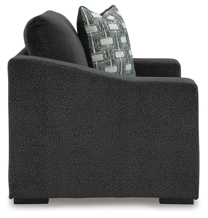 Wryenlynn Oversized Chair - Black (4)