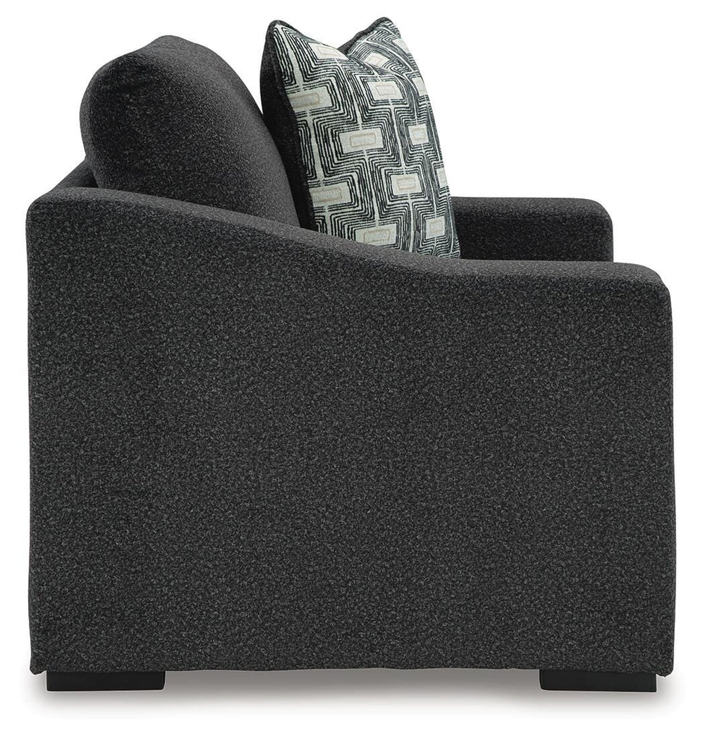 Wryenlynn Oversized Chair - Black (4)