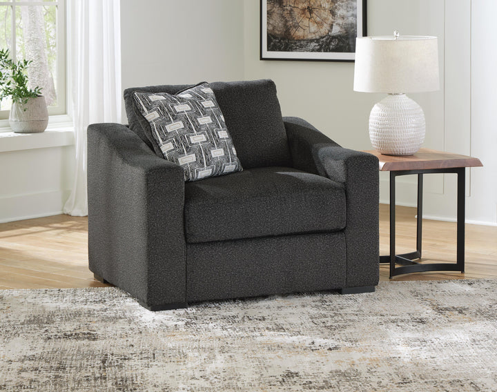 Wryenlynn Oversized Chair - Black (2)