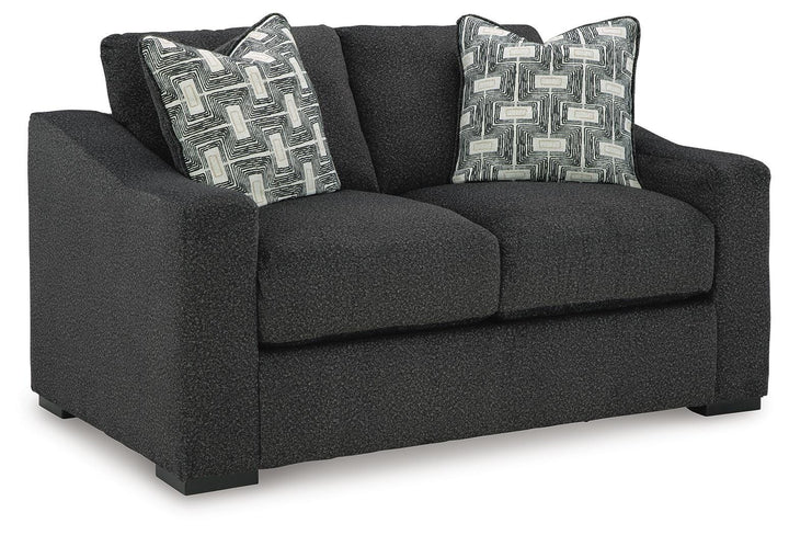 Wryenlynn Loveseat - Black (3)