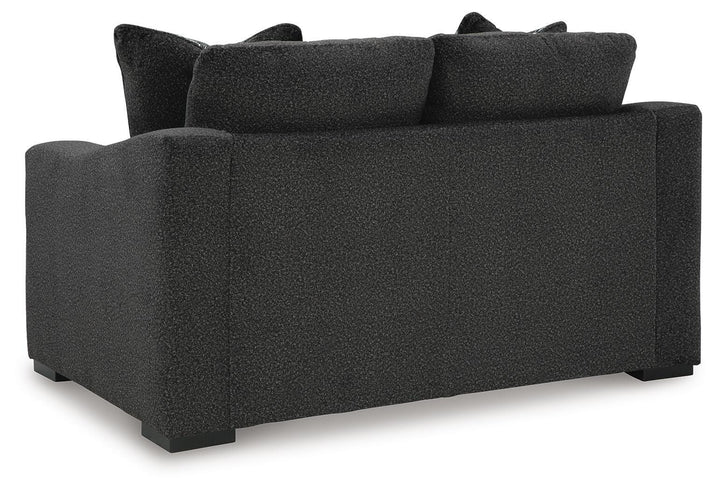 Wryenlynn Loveseat - Black (4)
