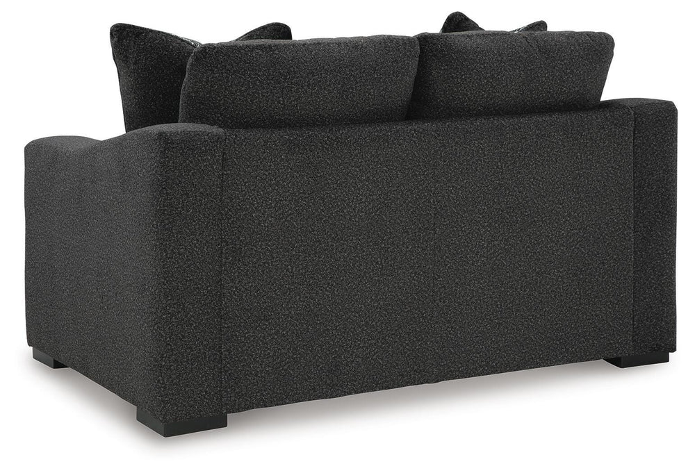 Wryenlynn Loveseat - Black (4)