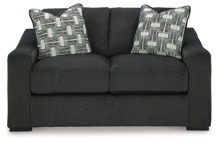Wryenlynn Loveseat - Black (1)