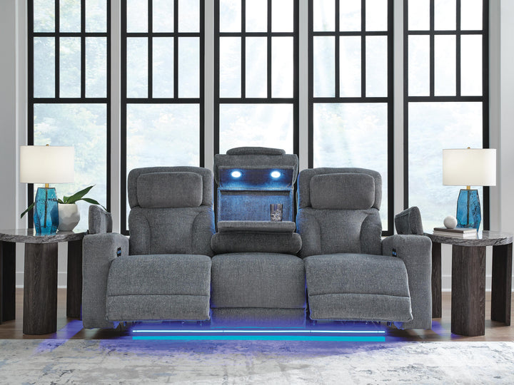 Studio Cave Power Reclining Sofa - Gray (7)