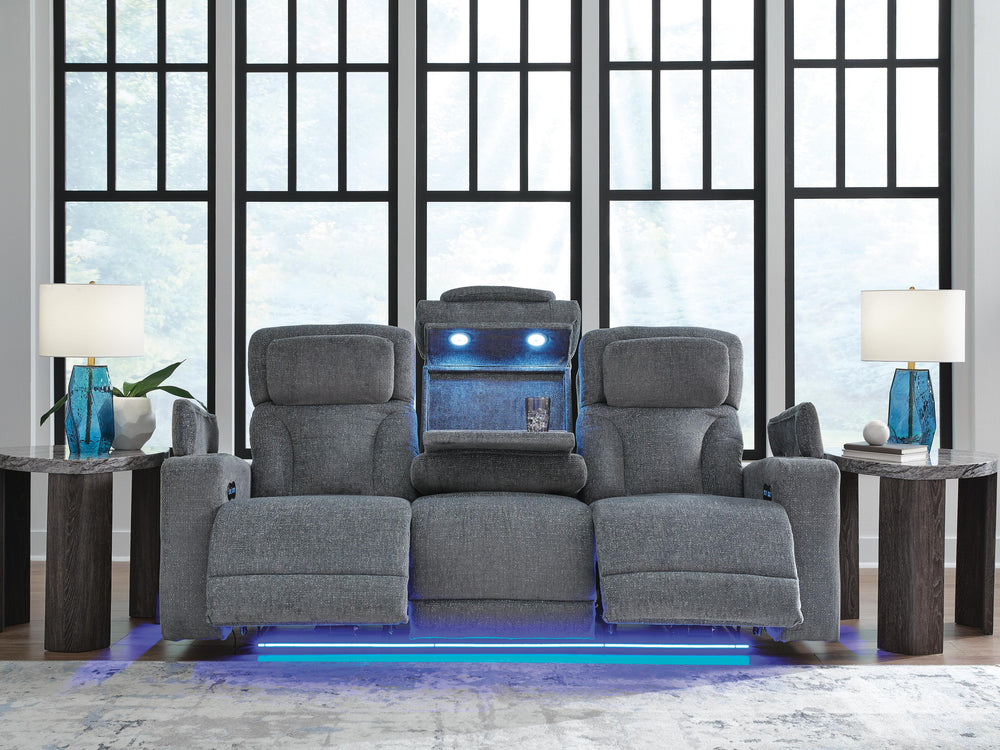 Studio Cave Power Reclining Sofa - Gray (7)