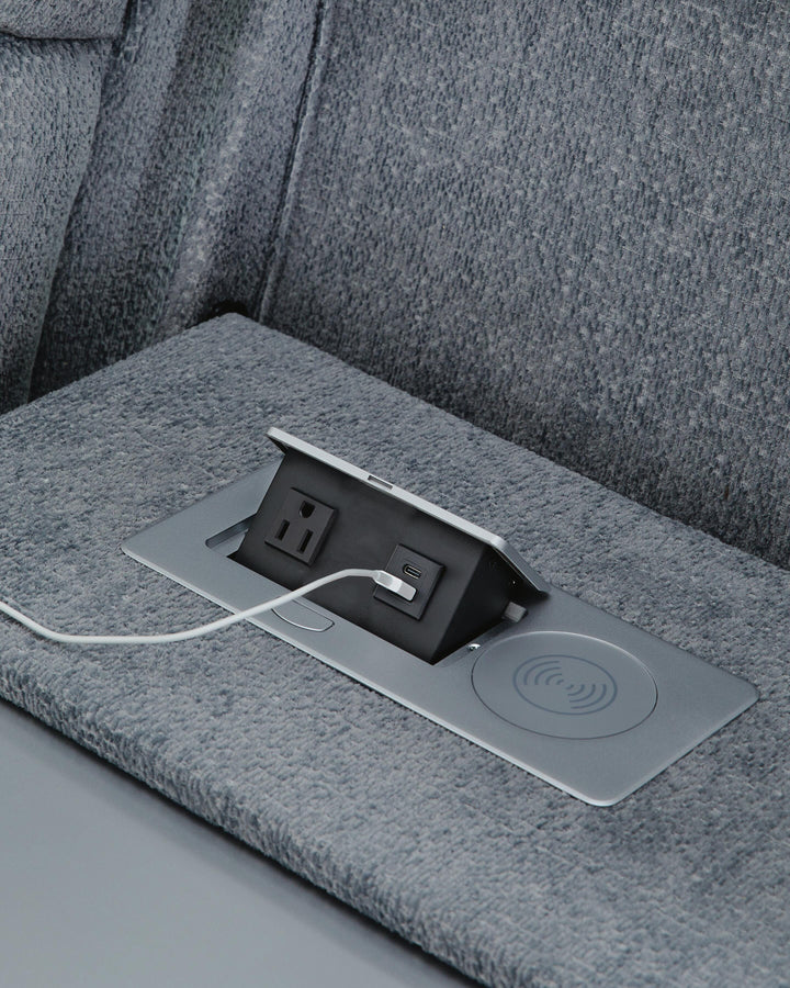 Studio Cave Power Reclining Sofa - Gray (9)